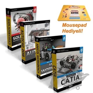 Mühendisler İçin 3 Boyutlu Tasarım Seti 3 (4 Kitap Takım) – Kolektif – Kodlab Yayın Dağıtım kitap kapağı