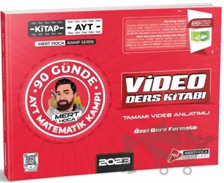 90 Günde AYT Matematik Kampı Video Ders Kitabı Eko – Mert Hoca – Mert Hoca Yayınları kitap kapağı