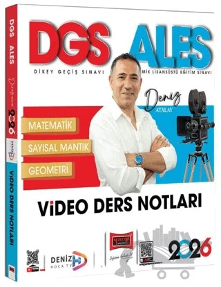2026 DGS ALES Matematik Video Ders Notları – Deniz Atalay – Yargı Yayınevi kitap kapağı