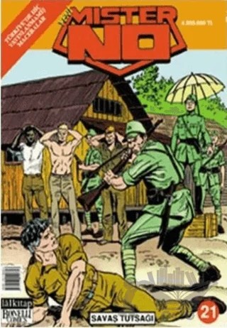 Mister No Sayı: 21 Savaş Tutsağı – Lal Kitap kitap kapağı