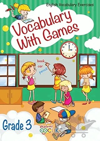 Vocabulary With Games Grade 3 – Kolektif – Akademi Çocuk kitap kapağı
