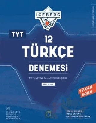 TYT Iceberg 12 Türkçe Denemesi – Erbil Elidar – Okyanus Yayınları kitap kapağı