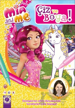 Mia and Me - Çiz ve Boya 1 – Kolektif – Artemis Yayınları kitap kapağı