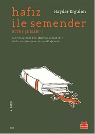 Hafız ile Semender – Haydar Ergülen – Kırmızı Kedi Yayınevi kitap kapağı