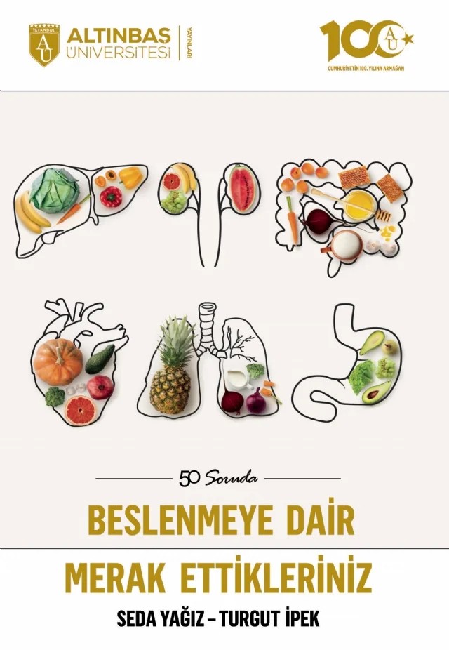 50 Soruda Beslenmeye Dair Merak Ettikleriniz – Seda Yağız, Turgut İpek – Altınbaş Üniversitesi Yayınları kitap kapağı