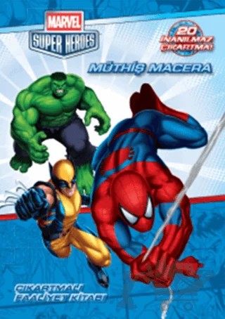 Marvel Super Heroes - Müthiş Macera – Kolektif – Doğan Egmont Yayıncılık kitap kapağı