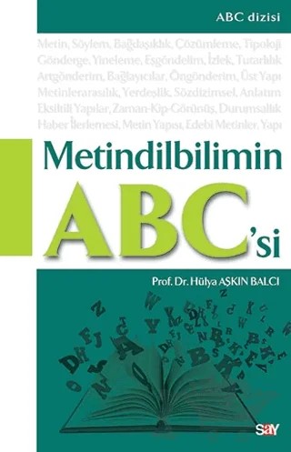 Metindilbilimin ABC’si – Hülya Aşkın Balcı – Say Yayınları kitap kapağı