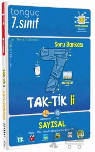 7. Sınıf Taktikli Sayısal Soru Bankası – Kolektif – Tonguç Akademi kitap kapağı