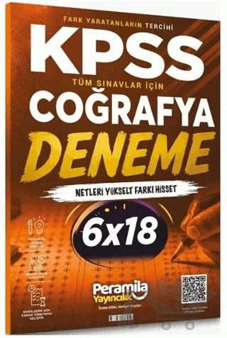 KPSS Coğrafya 6 Deneme Çözümlü – Kolektif – Peramila Yayıncılık kitap kapağı