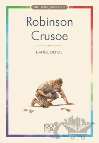 Robinson Crusoe – Daniel Defoe – 1001 Çiçek Kitaplar kitap kapağı
