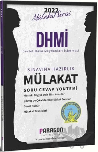 2022 DHMİ Devlet Hava Meydanları İşletmesi Mülakat Kitabı – Kolektif – Paragon Yayıncılık kitap kapağı