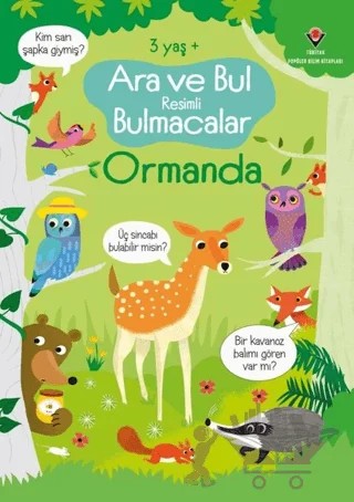 Ara ve Bul Resimli Bulmacalar - Ormanda – Gareth Lucas – TÜBİTAK Yayınları kitap kapağı