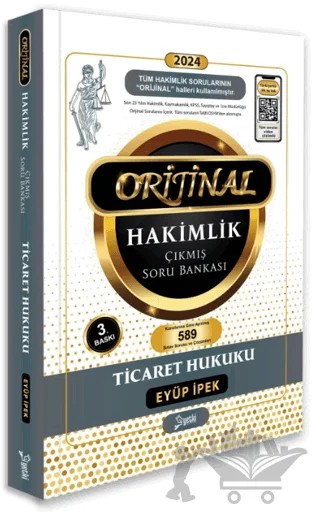 Orijinal Ticaret Hukuku Hakimlik Çıkmış Soru Bankası – Eyüp İpek – Yetki Yayınları kitap kapağı