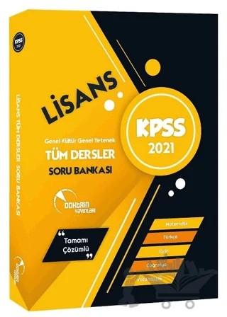 2021 KPSS Lisans Tüm Dersler Soru Bankası – Kolektif – Doktrin Yayınları kitap kapağı
