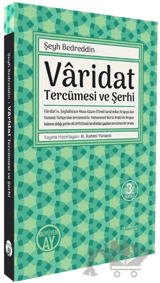 Varidat Tercümesi ve Şerhi – Şeyh Bedrettin – Büyüyen Ay Yayınları kitap kapağı