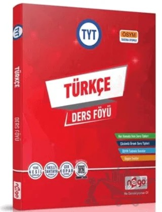 TYT Türkçe Ders Föyü – Kolektif – Nego Yayınları kitap kapağı
