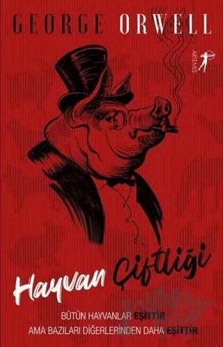 Hayvan Çiftliği – George Orwell – Artemis Yayınları kitap kapağı