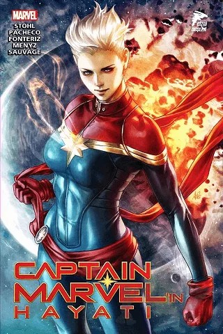 Captain Marvel'in Hayatı – Margaret Stohl – Çizgi Düşler Yayınevi kitap kapağı