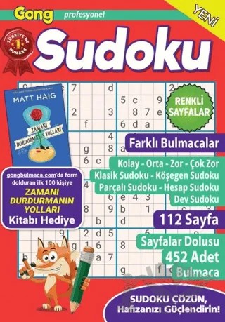 Gong Profesyonel Sudoku 20 – Bertan Kodamanoğlu – Maxi Yayıncılık kitap kapağı