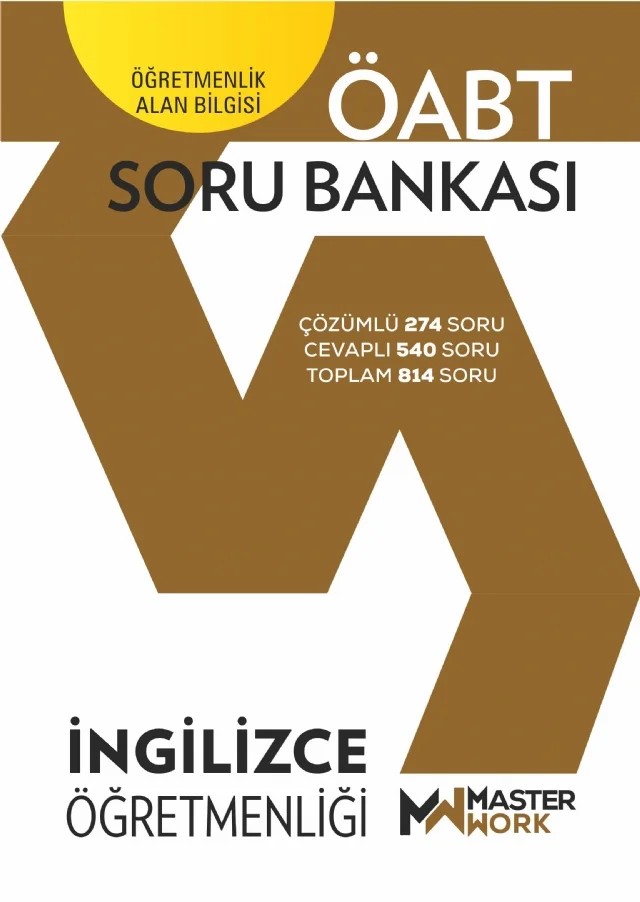 ÖABT - İNGİLİZCE ÖĞRETMENLİĞİ - Soru Bankası – Komisyon – MasterWork kitap kapağı