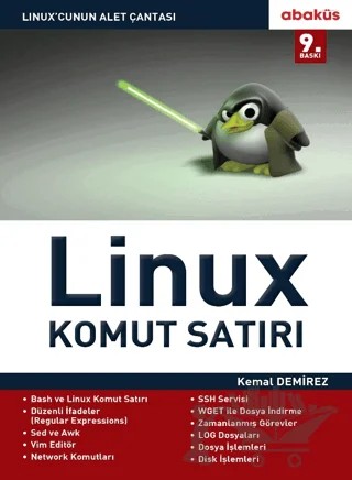 Linux Komut Satırı – Kemal Demirez – Abaküs Kitap kitap kapağı