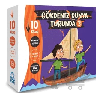 Gökdeniz Dünya Turunda 3 – 2. Sınıf Hikaye Seti (10 Kitap) – Vildan Özdemir – Mavi Kirpi Yayınları kitap kapağı