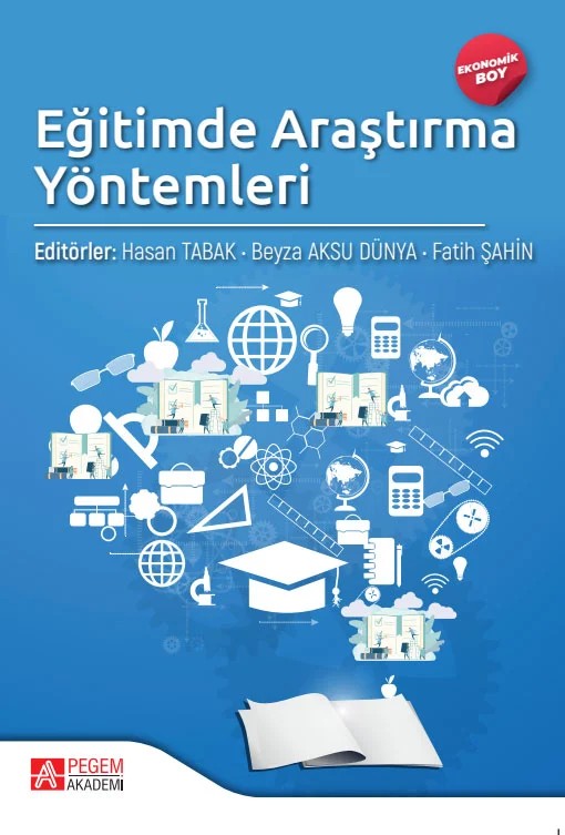 Eğitimde Araştırma Yöntemleri (Ekonomik Boy) – Pegem Akademi Yayıncılık kitap kapağı