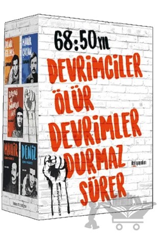 68:50. Yıl Devrimciler Ölür Devrimler Durmaz Sürer (5 Kitap Takım) – Deniz Gezmiş, Ernesto Che Guevara, Kaya Ataberk, Mahir Çayan, Özgür Erdem – İleri Yayınları kitap kapağı