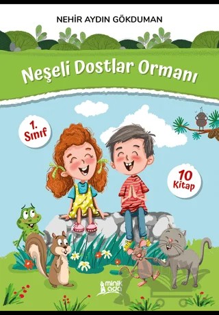 Neşeli Dostlar Ormanı (10 Kitap Set) – Nehir Aydın Gökduman – Minik Ada kitap kapağı