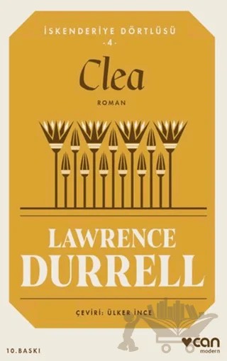 Clea - İskenderiye Dörtlüsü 4 – Lawrence Durrell – Can Yayınları kitap kapağı