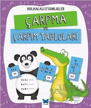 Bulmacalı Etkinlikler Çarpma ve Çarpım Tabloları – Penny Worms – Mavi Kelebek Yayınları kitap kapağı