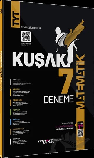 2023 TYT Matematik 7 Kuşak Deneme Tamamı Video Çözümlü – Kolektif – Marka Yayınları kitap kapağı