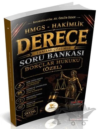 HUKAL HMGS-Hakimlik Derece Borçlar Hukuku Özel Hükümler Soru Bankası – Özgür Özsoy – Savaş Yayınevi kitap kapağı