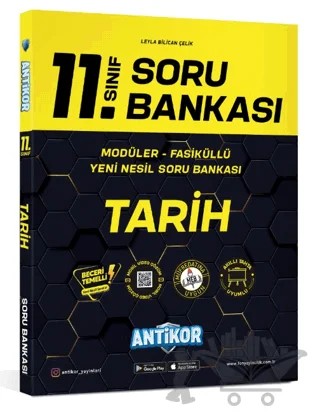 11. Sınıf Tarih Soru Bankası 2022 – Kolektif – Antikor Yayınları kitap kapağı