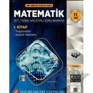 2021 11. Sınıf Dört Dörtlük Kitaplar Serisi Matematik AYT Konu Anlatımlı Soru Bankası (4 Kitap Set ) – Nevzat Kaya – Fen Bilimleri Yayınları kitap kapağı