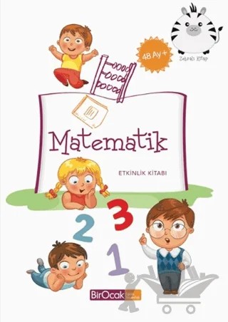 Matematik Etkinlik Kitabı (48 Ay) – Elif Alkan – Bir Ocak Yayınları kitap kapağı