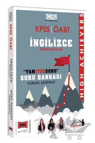 2024 ÖABT İngilizce Soru Bankası (Tam 1750 Soru) High Achievers – Sevgi Şahin – Yargı Yayınevi kitap kapağı