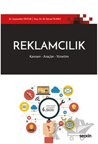 Reklamcılık – Gıyasettin Tayfur, Mustafa Kemal Yılmaz – Seçkin Yayıncılık kitap kapağı