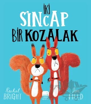 İki Sincap Bir Kozalak – Rachel Bright – Uçan Fil Yayınları kitap kapağı