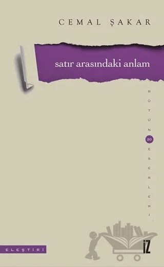 Satır Arasındaki Anlam – Cemal Şakar – İz Yayıncılık kitap kapağı