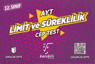 AYT Cep Test 12. Sınıf Limit ve Süreklilik – Kolektif – Karekök Yayıncılık kitap kapağı