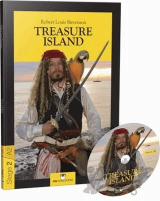Treasure Island – Robert Louıs Stevenson – MK Publications kitap kapağı