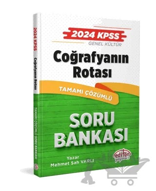 2024 KPSS Coğrafyanın Rotası Tamamı Çözümlü Soru Bankası – Mehmet Şah Varlı – Editör Yayınevi kitap kapağı