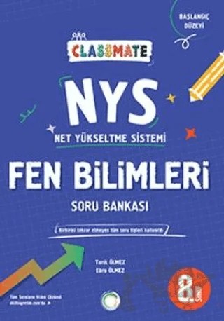 8. Sınıf Classmate Net Yükseltme Sistemi Fen Bilimleri Soru Bankası – Tarık Ölmez, Ebru Ölmez – Okyanus Yayınları kitap kapağı