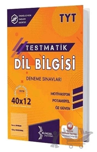 TYT Testmatik Dil Bilgisi Deneme Sınavları – Kolektif – Bilinçsel Yayınları kitap kapağı