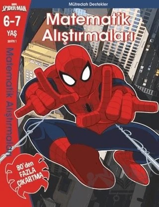 Marvel Spider-Man Matematik Alıştırmaları – Chris Andrew – Beta Kids kitap kapağı
