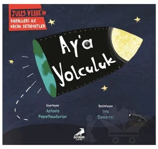 Ay’a Yolculuk – Jules Verne – Erdem Çocuk kitap kapağı