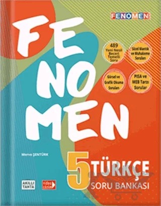 5. Sınıf Fenomen Türkçe Soru Bankası – Merve Şentürk – Fenomen Yayınları kitap kapağı