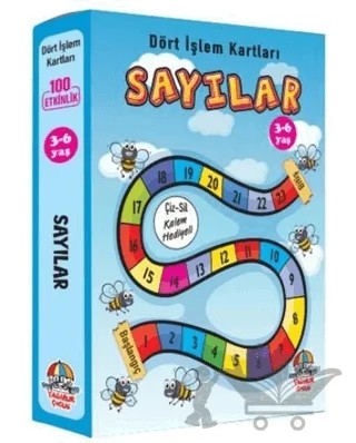 Sayılar - Dört İşlem Kartları 3-6 Yaş – Kolektif – Yağmur Çocuk kitap kapağı