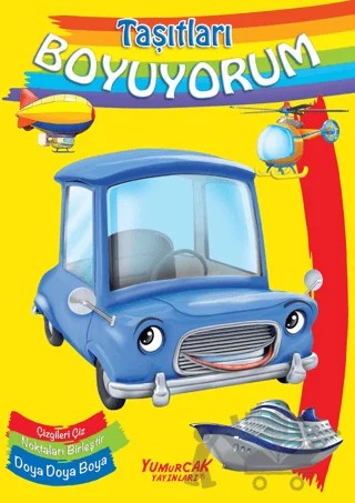 Taşıtları Boyuyorum – Kolektif – Yumurcak Yayınları kitap kapağı